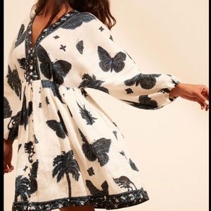 Banana Republic Butterfly Linen mini Dress